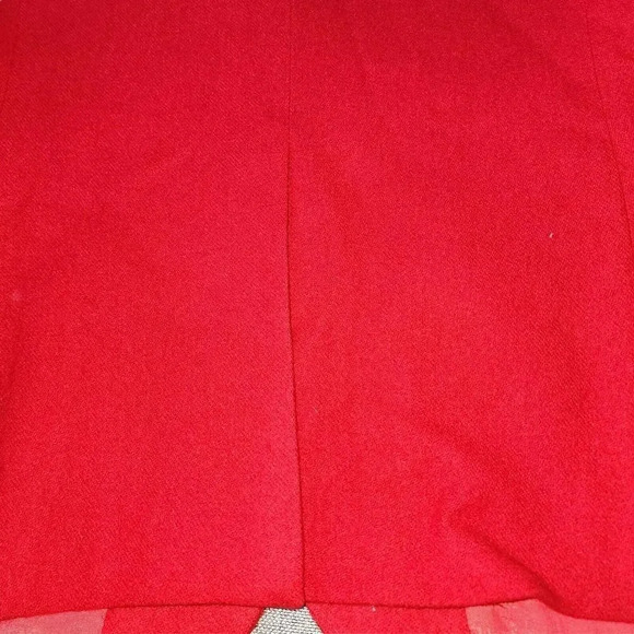 Worthington Blazer Jacket Womens Red Long Sleeve Two Button Single Breasted - Picture 4 of 9